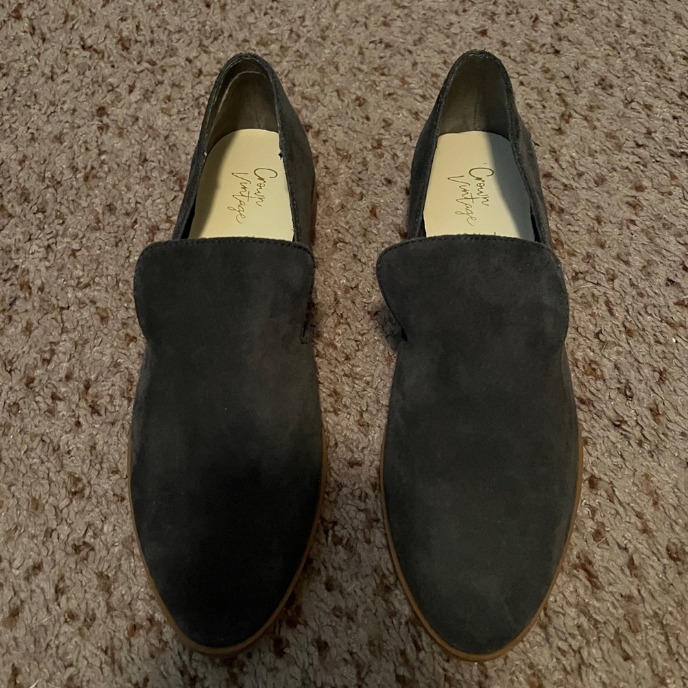 Crown Vintage Loafers Genuine Suede